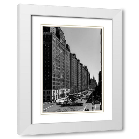 Highline 2 White Modern Wood Framed Art Print with Double Matting by Malone, Will