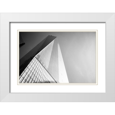 Just Look Up 3 White Modern Wood Framed Art Print with Double Matting by Malone, Will