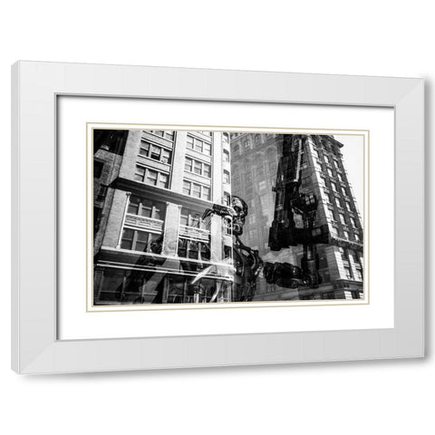 Terminator  White Modern Wood Framed Art Print with Double Matting by Malone, Will