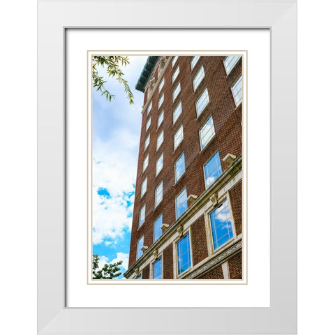 Sky Windows Vertical White Modern Wood Framed Art Print with Double Matting by Malone, Will