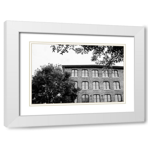 Sunny Windows BW  White Modern Wood Framed Art Print with Double Matting by Malone, Will