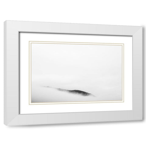 The Reveal White Modern Wood Framed Art Print with Double Matting by Malone, Will