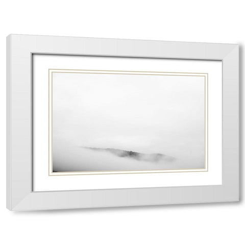 The Reveal 2 White Modern Wood Framed Art Print with Double Matting by Malone, Will