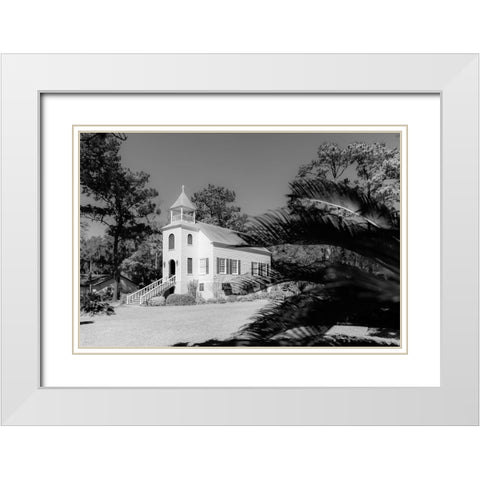 First Pres 2 White Modern Wood Framed Art Print with Double Matting by Malone, Will