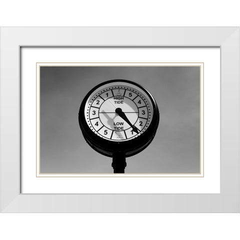 High Tide Low Tide White Modern Wood Framed Art Print with Double Matting by Malone, Will