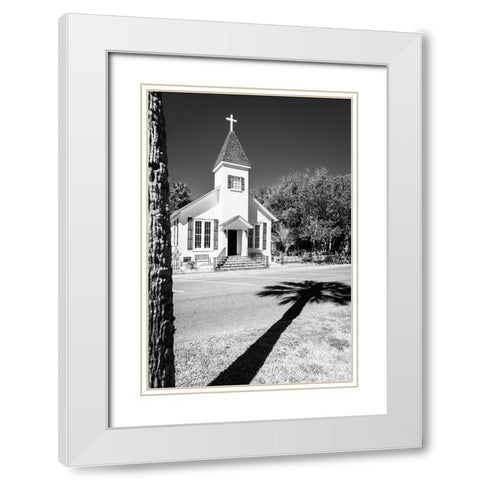 Our Lady of the Sea Shadow White Modern Wood Framed Art Print with Double Matting by Malone, Will