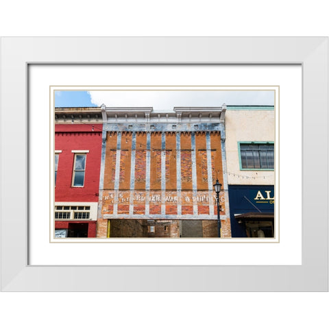 Hardware Supply White Modern Wood Framed Art Print with Double Matting by Malone, Will