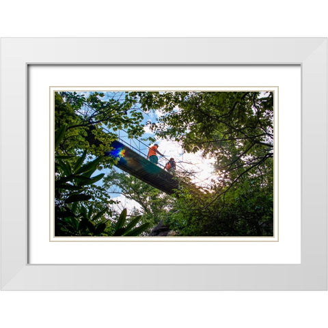 Rock City 2 White Modern Wood Framed Art Print with Double Matting by Malone, Will