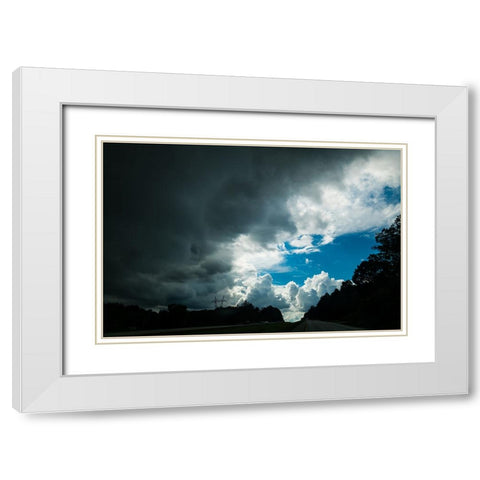 The Void White Modern Wood Framed Art Print with Double Matting by Malone, Will