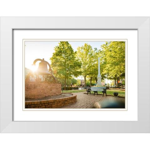 Abbeville Spring 2 White Modern Wood Framed Art Print with Double Matting by Malone, Will