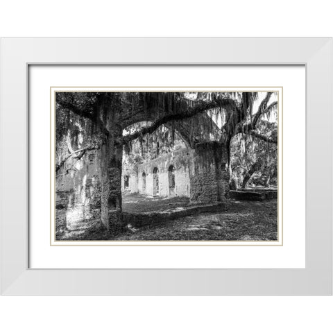 Chapel of Ease 2 White Modern Wood Framed Art Print with Double Matting by Malone, Will
