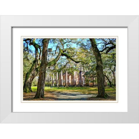 Take a Pic White Modern Wood Framed Art Print with Double Matting by Malone, Will