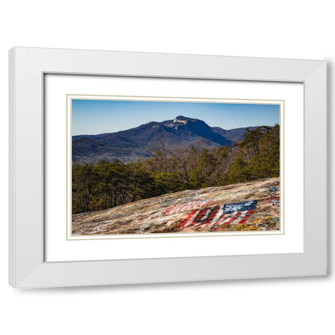 American Graffiti White Modern Wood Framed Art Print with Double Matting by Malone, Will