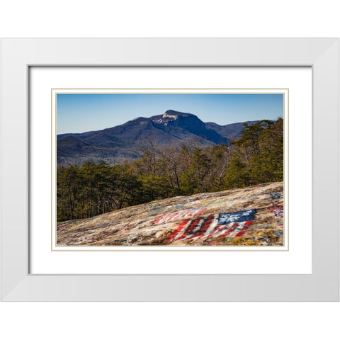 American Graffiti White Modern Wood Framed Art Print with Double Matting by Malone, Will