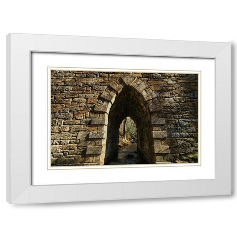 Gateway White Modern Wood Framed Art Print with Double Matting by Malone, Will