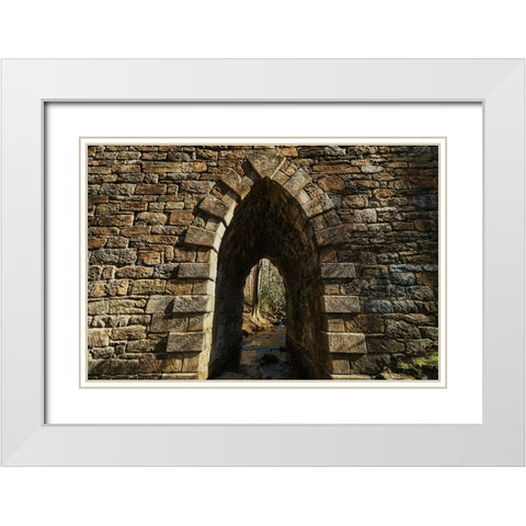 Gateway White Modern Wood Framed Art Print with Double Matting by Malone, Will