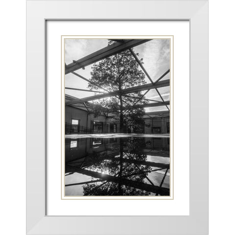 Breakthrough White Modern Wood Framed Art Print with Double Matting by Malone, Will