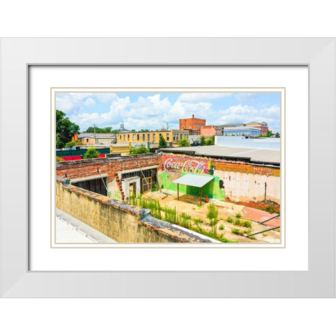 Easter Egg 2 White Modern Wood Framed Art Print with Double Matting by Malone, Will