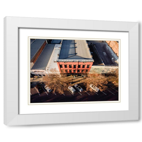 Grassroots Above White Modern Wood Framed Art Print with Double Matting by Malone, Will