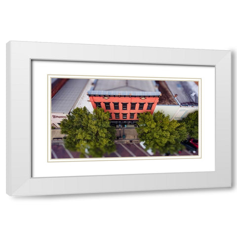 Grassroots Above 2 White Modern Wood Framed Art Print with Double Matting by Malone, Will