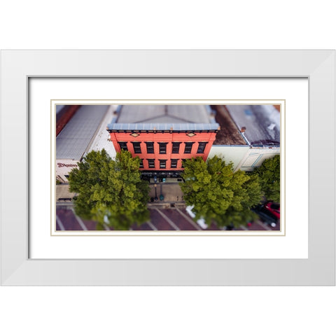 Grassroots Above 2 White Modern Wood Framed Art Print with Double Matting by Malone, Will