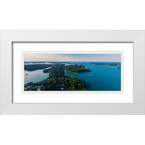 Hartwell Pano White Modern Wood Framed Art Print with Double Matting by Malone, Will