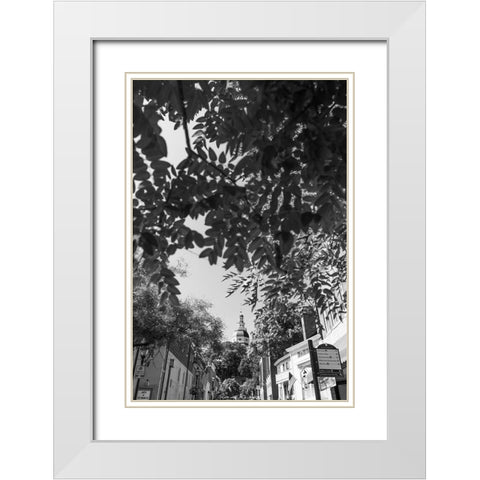 Maryland Capital Vertical White Modern Wood Framed Art Print with Double Matting by Malone, Will