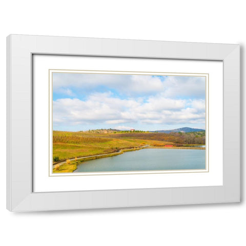 Merciers 3 White Modern Wood Framed Art Print with Double Matting by Malone, Will