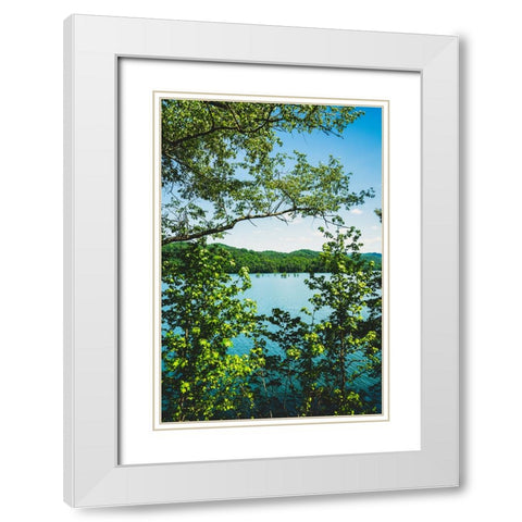 Ocoee Summer 3 Vertical White Modern Wood Framed Art Print with Double Matting by Malone, Will