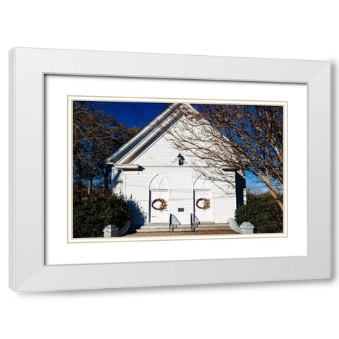 Pelzer Pres 2 White Modern Wood Framed Art Print with Double Matting by Malone, Will