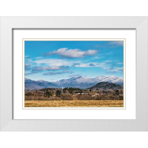Snow Capped Hiawassee 2 White Modern Wood Framed Art Print with Double Matting by Malone, Will