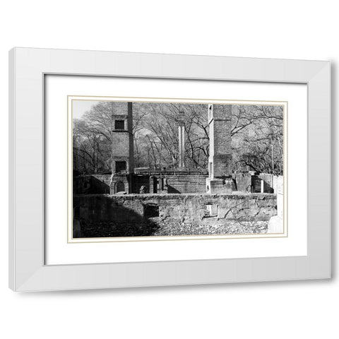 Tanglewood 1 White Modern Wood Framed Art Print with Double Matting by Malone, Will