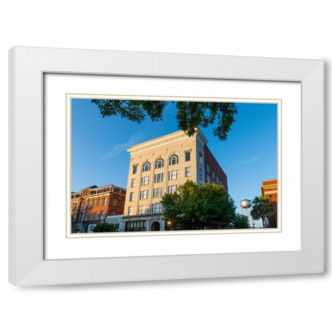 Thomasville Morning White Modern Wood Framed Art Print with Double Matting by Malone, Will
