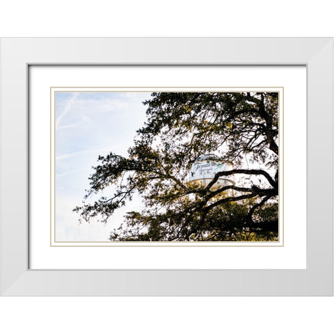 Watertower 5 White Modern Wood Framed Art Print with Double Matting by Malone, Will