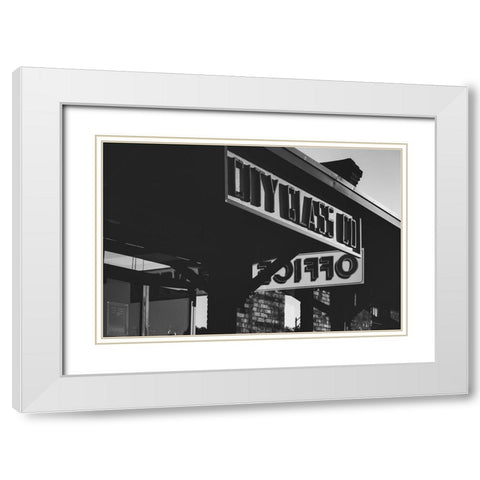 City Glass Co White Modern Wood Framed Art Print with Double Matting by Malone, Will