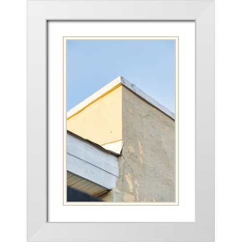 Corner 8 White Modern Wood Framed Art Print with Double Matting by Malone, Will