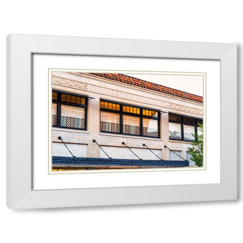 Steyermans White Modern Wood Framed Art Print with Double Matting by Malone, Will