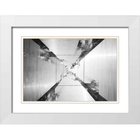 The Gateway White Modern Wood Framed Art Print with Double Matting by Malone, Will