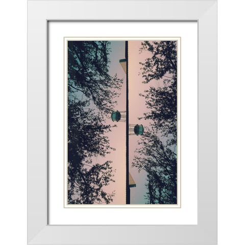 Thomasville II White Modern Wood Framed Art Print with Double Matting by Malone, Will