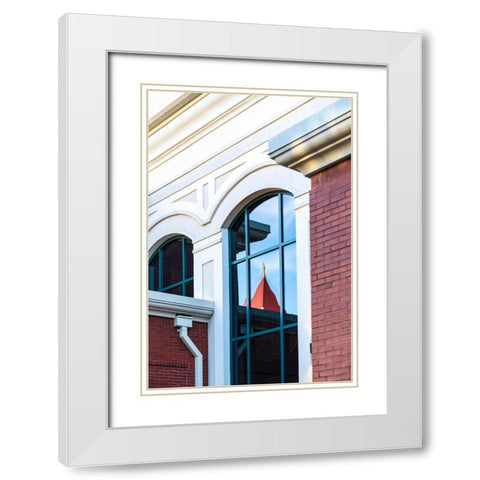 Window 1 White Modern Wood Framed Art Print with Double Matting by Malone, Will