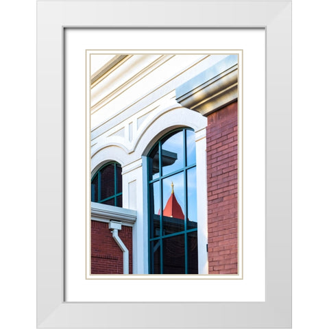 Window 1 White Modern Wood Framed Art Print with Double Matting by Malone, Will