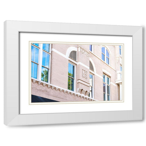 Window 2 White Modern Wood Framed Art Print with Double Matting by Malone, Will