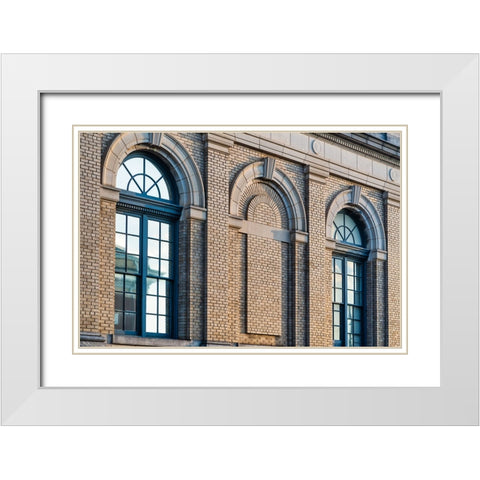 Window 5 White Modern Wood Framed Art Print with Double Matting by Malone, Will