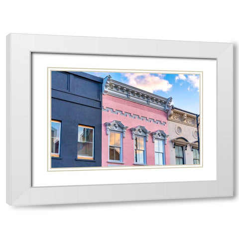 Window 6 White Modern Wood Framed Art Print with Double Matting by Malone, Will