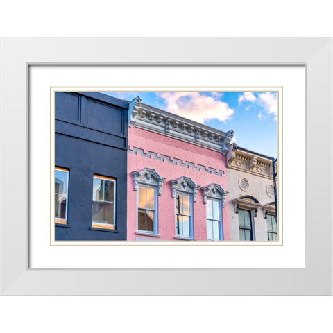 Window 6 White Modern Wood Framed Art Print with Double Matting by Malone, Will