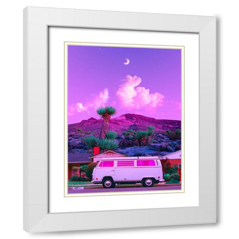 Going Back to the Past 1 White Modern Wood Framed Art Print with Double Matting by Orozco, Danner