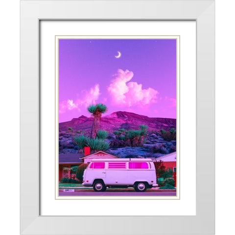 Going Back to the Past 1 White Modern Wood Framed Art Print with Double Matting by Orozco, Danner