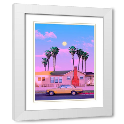 Going Back to the Past 3 White Modern Wood Framed Art Print with Double Matting by Orozco, Danner