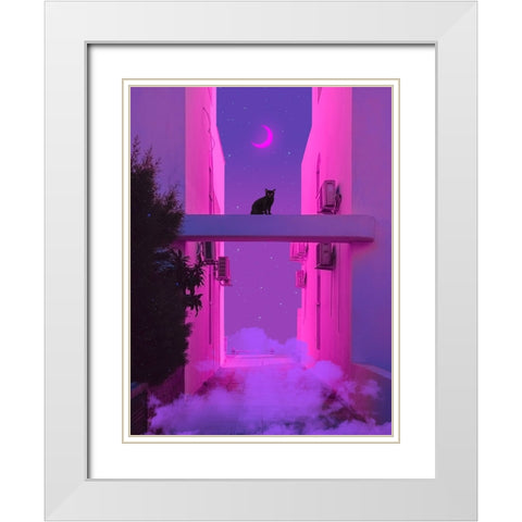 Ethereal Dreams 1 White Modern Wood Framed Art Print with Double Matting by Orozco, Danner