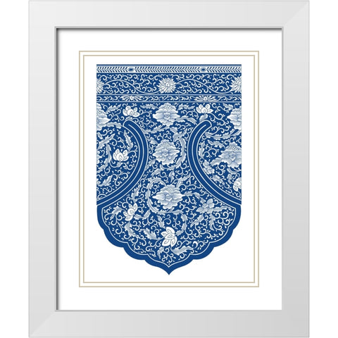 Decoration And Ornament - IX White Modern Wood Framed Art Print with Double Matting by CAG